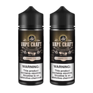 Vape Craft Blueberry Custard vape juice 2-bottle bundle