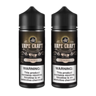 Vape Craft Whipped Salted Caramel vape juice 2-bottle bundle