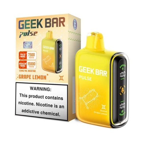 Geek Bar Pulse 15k Grape Lemon