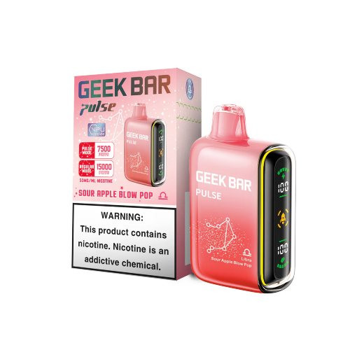 Geek Bar Pulse 15k Sour Apple Blow Pop