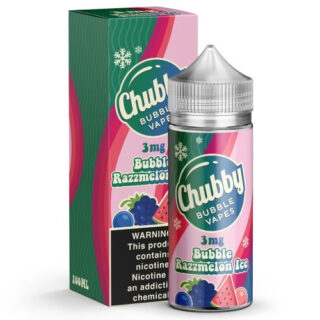 Chubby Bubble E-Liquid - Bubble Razzmelon Ice 100ml