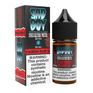 Strawberry Ice by Sad Boy Bloodline Salt E Liquid